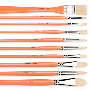 Vander — jeu de <span class=keywords><strong>pinceaux</strong></span> professionnels 10 pièces pour artiste, brosses de <span class=keywords><strong>peinture</strong></span> à l'huile avec boîte en métal - Product Image 2