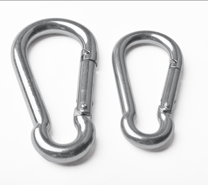 M4 M5 M6 M8 M10 M11 M12, llavero de acero inoxidable barato, ganchos a presión de resorte, <span class=keywords><strong>mosquetones</strong></span> de <span class=keywords><strong>escalada</strong></span> - Product Image 1