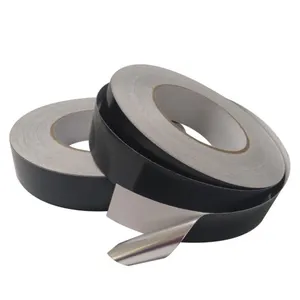 SAIDKOCC AL7080 Cinta adhesiva de Mylar de papel de aluminio conductor negro