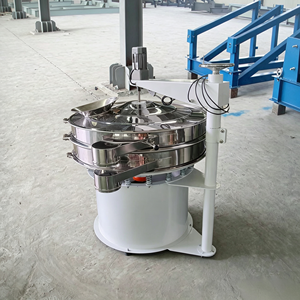Tamis vibrant circulaire à agitation forcée pour la séparation des agglomerations de poudre de résine chimique – Machine de criblage industrielle à agitation forcée - Product Image 1