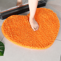 Tapis de bain en chenille douce, tapis de salle de bain moderne, plusieurs couleurs, décoration intérieure, vente en gros