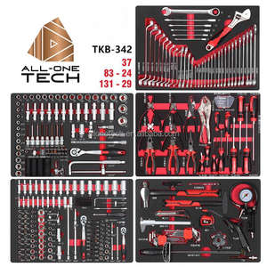 VDE ชุดเครื่องมือมือแบบแมนนวลผสมเหล็กผ่านการรับรองการใช้งานในโรงงานประกอบด้วยชุดประแจบิตชุดไขควงปรับแต่งได้ตามต้องการ - Product Image 4
