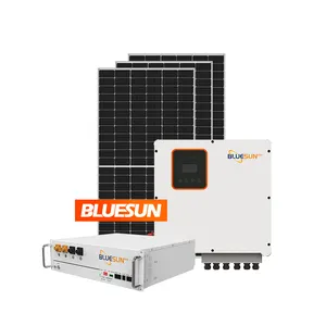 Bluesun Thuis Hybrid 10kw Systeem Hoge Efficiëntie 380V 400V 10kw Hybride Inverter Zonnepaneel Systeem