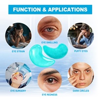 Masque oculaire réutilisable chaud/froid pour les yeux gonflés, les cernes et la récupération post-chirurgie – Compresse de gel froid/chaud en gros