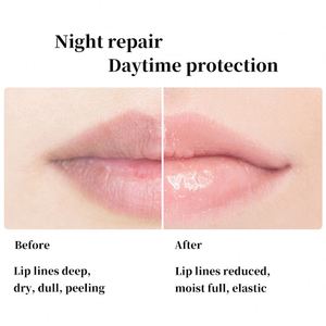 Baume à lèvres réparateur végétalien personnalisé avec logo, boule ronde ODM, baume à lèvres de nuit OEM, boule ronde hydratante rose, baume à lèvres - Product Image 4