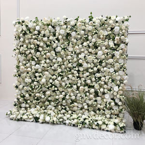 Offre Spéciale GNW Personnalisation à la demande Arrangement de mariage artificiel Tissu Fleur <span class=keywords><strong>Fond</strong></span> de mur Inodore Joli et naturel - Product Image 2