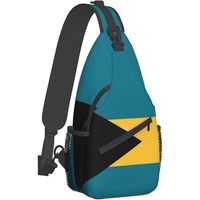 Sac à bandoulière avec drapeau des Bahamas, sac à dos patriotique de grande capacité, sac à dos de voyage et de randonnée, sac à bandoulière pour hommes et femmes, personnalisé