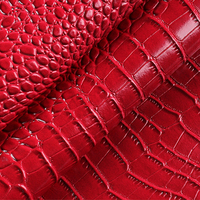 Cuir synthétique PVC imitation crocodile imperméable extensible pour valises, sacs à main, ceintures, chaussures, canapés, meubles, décoration automobile