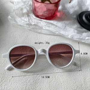 Gafas de sol ovaladas con montura completa, lentes degradadas de caparazón de tortuga, 100% protección UV, protección solar unisex para adultos - Product Image 5