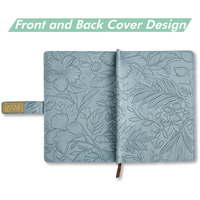 Carnet Premium A5 en Cuir PU à Couverture Rigide, Ouverture à 180°, Reliure Parfaite Durable, Papier Offset, 100 Feuilles, Vente en Gros