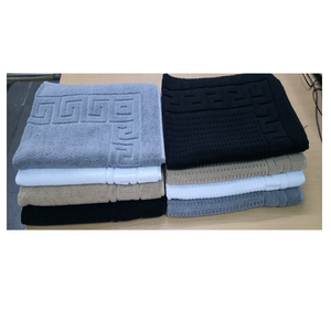 Tapis de bain et tapis de baignoire antidérapants en jacquard, coton et polyester, résistants à la décoloration, doux, absorbants, avec une forte adhérence, directement de l'usine - Product Image 2
