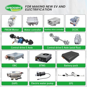 มอเตอร์พาวเวอร์เทรนแบบรวม 3-in-1 รุ่นใหม่ Brogen ODM 100KW 60KW 380V สำหรับรถบรรทุก EV PMSM สำหรับรถบรรทุกส่งของ 6 ตัน IP67 -40C 3 in 1 Inte - Product Image 5