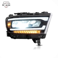 Phares avant à LED complets d'usine avec clignotants séquentiels pour Dodge Ram 1500 2019 2020 2021