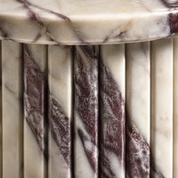 Table d'appoint en marbre Calacatta Viola