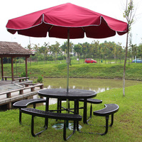 Tables et chaises de jardin, ensembles de repas d'extérieur - Style américain en fer forgé pour patio et espaces communautaires, sièges décontractés, origine Chine
