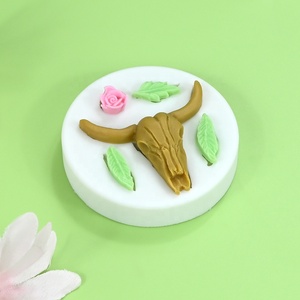 Moldes <span class=keywords><strong>de</strong></span> Silicona con Forma <span class=keywords><strong>de</strong></span> Cabeza <span class=keywords><strong>de</strong></span> Toro AK para <span class=keywords><strong>Fondant</strong></span>, Chocolate, Caramelos, Arcilla, Plastilina, Herramientas para Niños, Decoración <span class=keywords><strong>de</strong></span> Pasteles, Repostería - Product Image 4