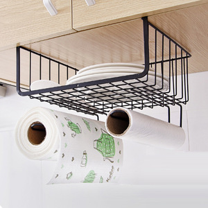 Under the kitchen cabinet rack shelf partition wall hanging storage rack