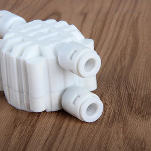 Vanne à quatre voies 1/4 po en plastique pour accessoires de système d'osmose inverse (RO) - Product Image 4