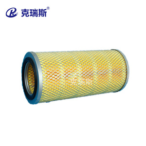 กรองอากาศคริส 240X132X420 แบบจีบสำหรับเครื่องอัดลมแบบสกรูในโรงงานปูนซีเมนต์ - Product Image 1