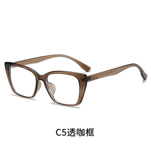 Nouvelles lunettes anti-lumière bleue tendance, forme triangulaire œil-de-chat, style naturel, rétro et polyvalent, vente en gros transfrontalière - Product Image 6