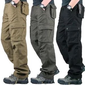 qolati Men's Cargo Pants Water Resistants Ripstop Sweatpants