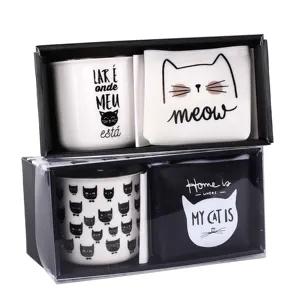 Campfire Retro Porcelain Mug Cup Wholesale with Coin Bag Set Personalized Small Gifts Idea Bulk Handmade New Bone China Mugs