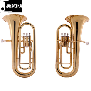 2023 Jingying Music Brass <span class=keywords><strong>Instrumentos</strong></span> <span class=keywords><strong>de</strong></span> <span class=keywords><strong>viento</strong></span>, cuerpo <span class=keywords><strong>de</strong></span> latón laca dorada Válvula <span class=keywords><strong>de</strong></span> pistón <span class=keywords><strong>de</strong></span> <span class=keywords><strong>3</strong></span> teclas Modelo <span class=keywords><strong>de</strong></span> entrada <span class=keywords><strong>de</strong></span> bombardino - Product Image 3