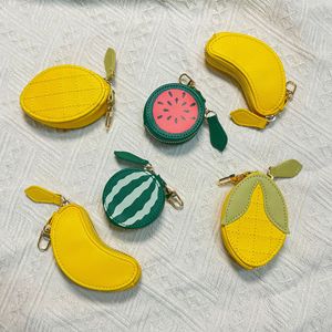 New cross-border arrival: Cute Fruit Leather <b>Bag</b> <b>Charm</b> - Mini Wallet with Fruit <b>Charm</b> - Product Image 1