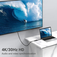 Nuevo Adaptador Activo 4K Tipo-C a HDMI, Compatible con 4K 30hz, Cable Adaptador USB-C a HDMI 4K de Alta Definición