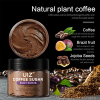 Gommage corporel au café et au sucre, exfoliant, blanchissant et éclaircissant, multivitamines, biologique, végétalien, vente en gros
