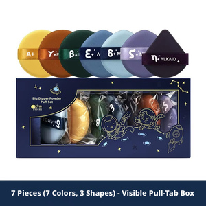 Esponja en <span class=keywords><strong>Forma</strong></span> de Gota Sin Látex, Suave, de Doble Uso (Seca y Húmeda), para Polvo de Malvavisco Amarillo - Product Image 3