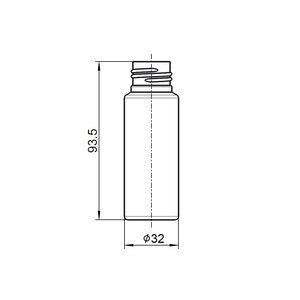 <b>Bottle</b> <b>50ml</b> round with thread - Product Image 3