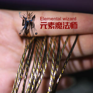 Câble coaxial Hi-Fi en alliage de cuivre argent or Litz avec blindage combiné pour lecteur DVD et moniteur - Product Image 4