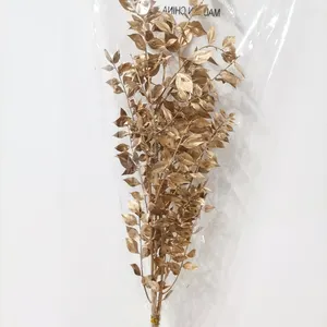 Holesale-Flor natural preservada, rica y hoja de honor para Valentine