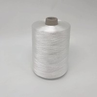 Hilo de Coser de Poliéster 1kg/rollo, Hilo para Bordar, Hilo para Puntada Invisible, 75D/2, Color Blanco