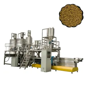 Automatic Pet DogFood Production Line Making Machine, Twin Screw Extruder, Kibble Dog Food Machine, 30 Years of Experience