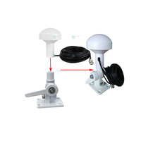 Antena GPS Aktif 1575.42MHz untuk Kapal Laut, Antena Eksternal Navigasi GPS Kompatibel dengan Garmin GPSMAP NavTalk Fishfinder