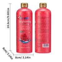 1000ml Kojic Acid Douchegel Parfum Langdurige Reiniging Exfoliërend Hydraterend Verlichtende Body Wash Crème voor Groothandel
