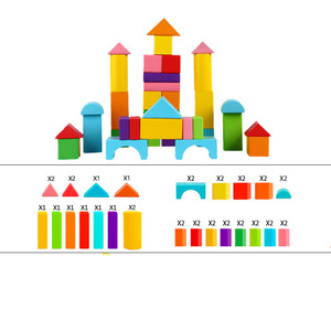 ชุดของเล่นตัวต่อไม้ปลอดสารพิษสำหรับเด็กเพื่อการเรียนรู้เพื่อ<span class=keywords><strong>พัฒนาการ</strong></span>เด็กอายุ<span class=keywords><strong>1</strong></span>-3ปี - Product Image 3