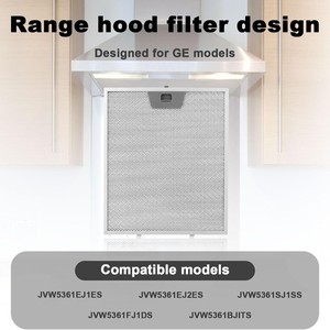 Filtre à graisse pour hotte aspirante 250 mm x 300 mm en aluminium de remplacement WB02X24871 WB02X24872 WB02X24873 pour usage domestique - Product Image 5
