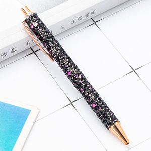1.0Mm <b>Retractable</b> Multi-Color Sequin Press High Quality Business Gifts Promotional <b>Pens</b> - Product Image 2