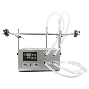 Máquina de llenado digital de doble cabezal para aceite, agua, alcohol, 220V, eléctrica, semiautomática, tipo bomba, para envasado de botellas - Product Image 2