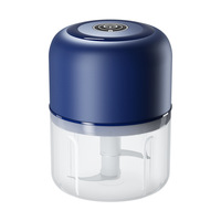 Mini Elektrische Knoflookblender 250ml Draagbare Voedselhakselaar RVS Messen Keuken Groothandel