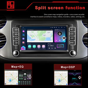 Autoradio Android Podofo 8-core 8+128G con Schermo QLED da 7'', Carplay, 4G, GPS, DSP, FM/AM/RDS per <span class=keywords><strong>Volkswagen</strong></span>/VW <span class=keywords><strong>T5</strong></span> <span class=keywords><strong>T6</strong></span> Polo Beetle Candy - Product Image 3