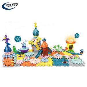 ชุดของเล่นเกียร์ DIY สำหรับเด็ก 139 ชิ้น ชุดตัวต่อไดโนเสาร์ <span class=keywords><strong>Krazy</strong></span> Gear ชุด STEM - Product Image 2