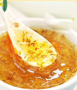 Sauce au miel d'Osmanthus Passionnée 200g Bouteille Température Ambiante - Confiture de miel pour desserts et boissons ; Confiture de gâteau à l'Osmanthus en gros - Product Image 2