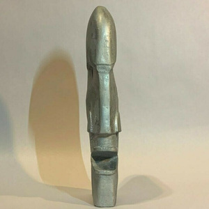 Escultura de Cabeza Humana Abstracta de Resina de 27 cm, Artesanía Decorativa Artística para Decoración del Hogar - Product Image 4