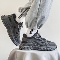 Chaussures de travail à semelle antidérapante pour hommes, chaussures de sport décontractées de haute qualité, robustes, polyvalentes, antidérapantes, résistantes à l'usure, légères et respirantes