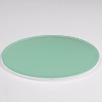 Impression personnalisée, plaque de nom en lucite de 5 mm d'épaisseur, découpe au laser, disque rond en perspex, cercle rond en acrylique transparent