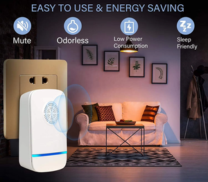 Répulsif antiparasitaire à ultrasons puissant, répulsif électronique contre les moustiques pour la maison, le bureau, l'hôtel, écologique, inodore - Product Image 5